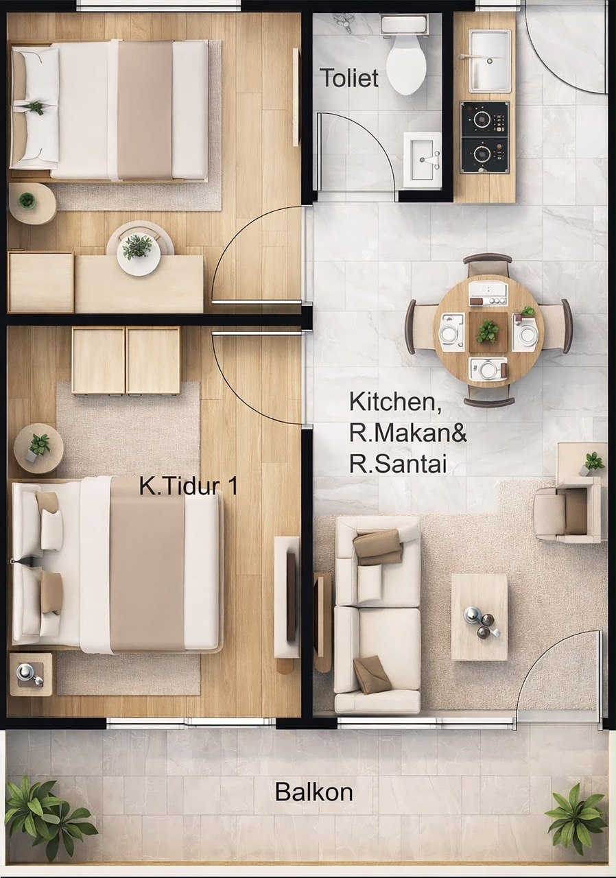 Green Forest Denpasar - Townhouse Premiere - Foto 2