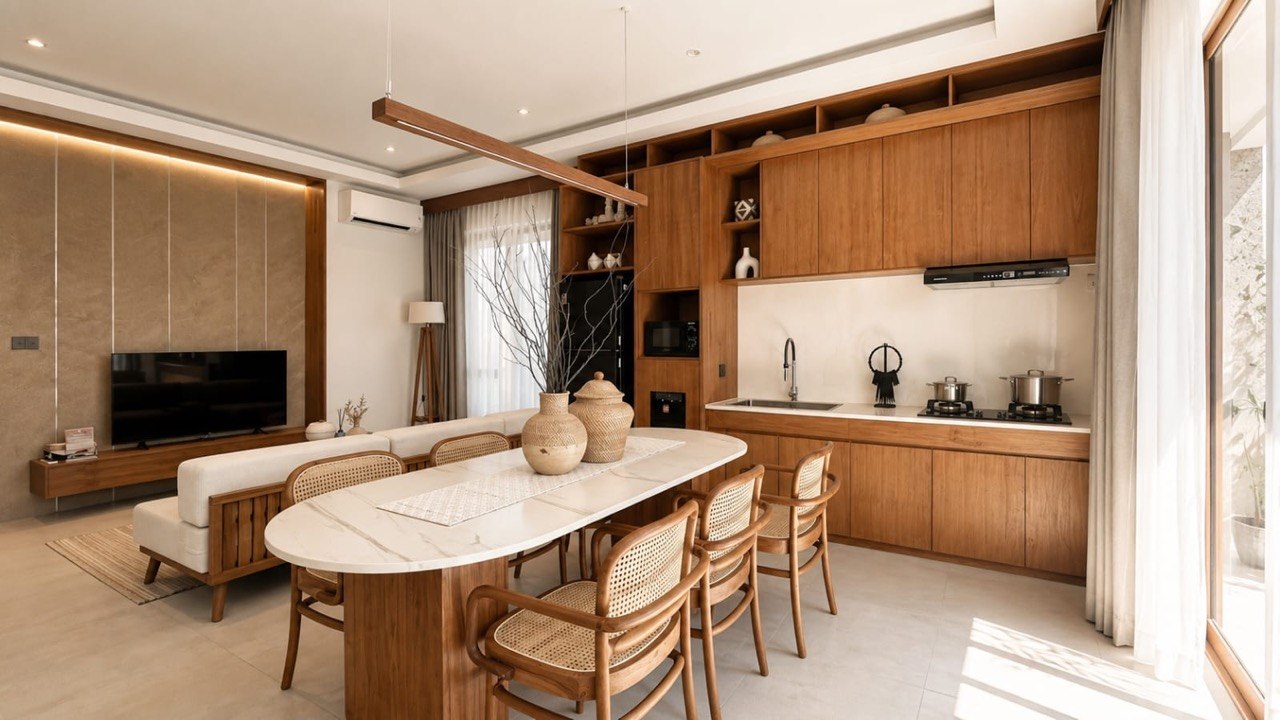 Luxury Villa Modern Tropical 4BR di Kawasan Elite Renon - Foto 10