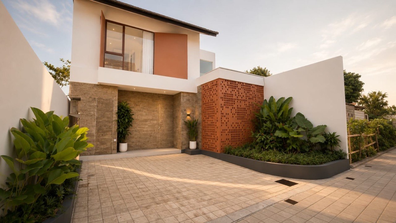 Luxury Villa Modern Tropical 4BR di Kawasan Elite Renon - Foto 15